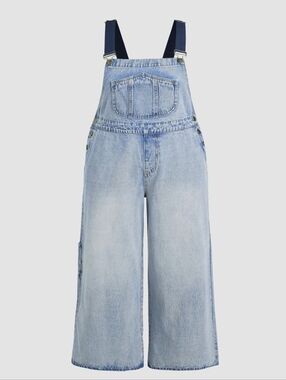 Cider Denim Overalls 1XL NWT. Wide Leg.